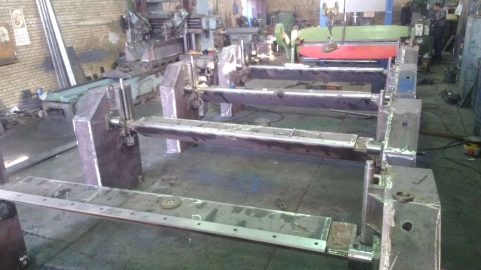 The third step of assembling the counter of the bending machine